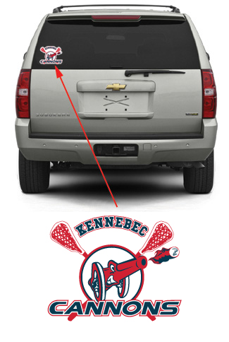 Kennebec Cannons Stickers & Decals